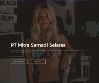 Ptmitrasamadiselaras.com(PT Mitra Samadi Selaras) Screenshot