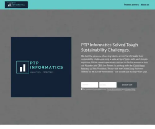 Ptpinformatics.com(PTP Informatics) Screenshot