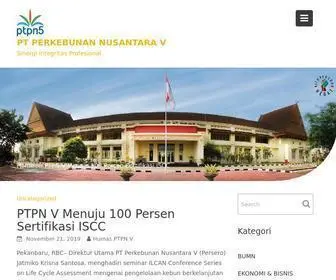 PTPN5.com(PT Perkebunan Nusantara IV Regional III) Screenshot