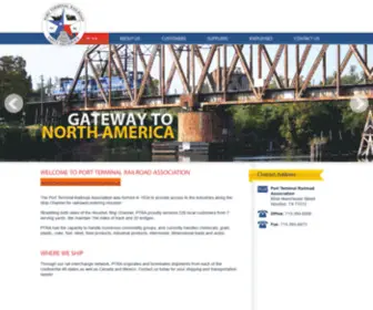 Ptra.com(Port Terminal Railroad Association) Screenshot