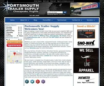 Ptrailerusa.com(Portsmouth Trailer Supply) Screenshot