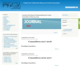 PTrca.org(Patent and Trademark Resource Center Association) Screenshot