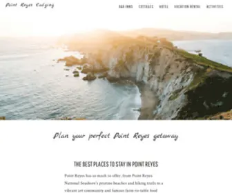 Ptreyes.com(Point Reyes National Seashore Cottages) Screenshot