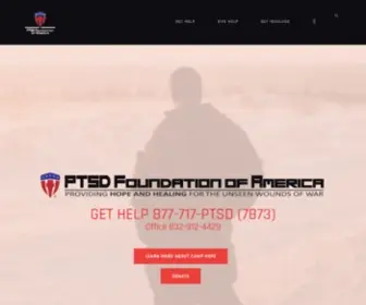 PTsdusa.org(Providing Hope and Healing for the Unseen Wounds of War) Screenshot