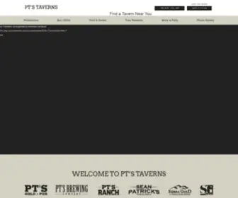 PTstaverns.com(PT's Taverns) Screenshot