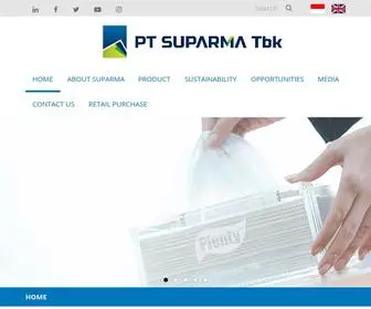 Ptsuparmatbk.com(PT Suparma Tbk) Screenshot