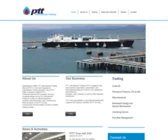 PTT-Trading.com(PTT International Trading) Screenshot