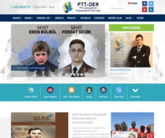 PTtder.org(Ptt Çalışanları Dayanışma Derneği) Screenshot