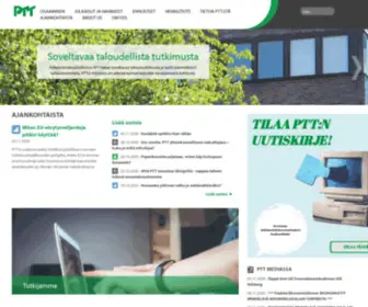 PTT.fi(Pellervon taloustutkimus PTT) Screenshot