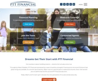 PTtfinancial.com(PTT Financial) Screenshot