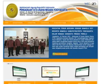 Ptun-Yogyakarta.go.id(Selamat Datang Di Website Resmi Pengadilan Tata Usaha Negara Yogyakarta) Screenshot