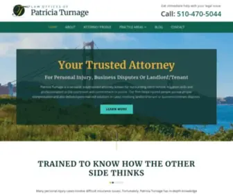 Pturnagelaw.com(Hayward Personal Injury Lawyer) Screenshot