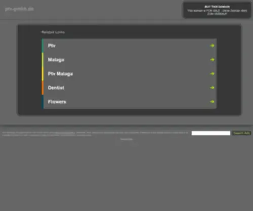 PTV-GMBH.de(PTV Professional TeleVision GmbH) Screenshot