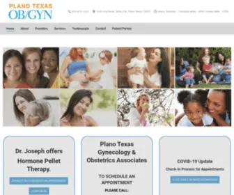 Ptxobgyn.com(Plano Texas Gynecology & Obstetrics Associates) Screenshot