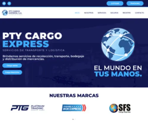 PTycargoexpress.com(Somos) Screenshot