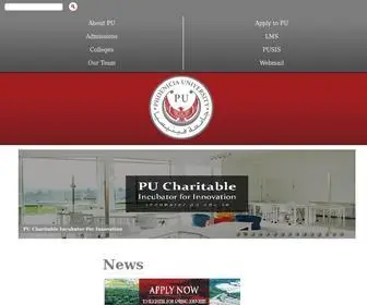 PU.edu.lb(Phoenicia University) Screenshot
