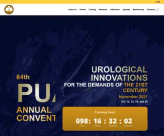 Puaweb.org(Philippine Urological Association Official Website) Screenshot