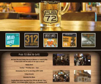 Pub72.com(Pub 72 Bar & Grill) Screenshot