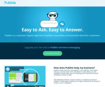 Pubble.io(Pubble Live Chat) Screenshot