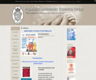 Pubblicassistenzacascina.it(Pubblica Assistenza 2021) Screenshot