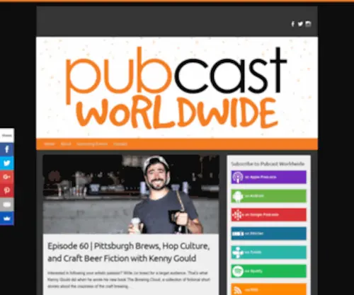 Pubcastworldwide.com(Podcasting) Screenshot