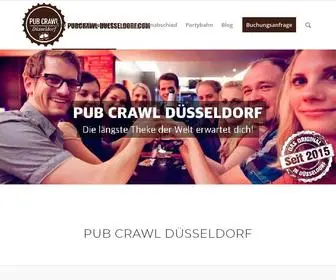 Pubcrawl-Duesseldorf.com(Pub Crawl Düsseldorf ᐅ JGA) Screenshot