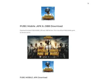Pubgapk.com(PUBG Mobile .APK .OBB Download) Screenshot
