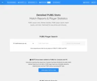 Pubglookup.com(PUBG Stats) Screenshot