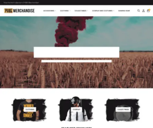 Pubgmerchandise.com(Pubgmerchandise) Screenshot