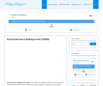 Pubgmobilegamer.com(Pembahasan Mengenai Games PUBG) Screenshot
