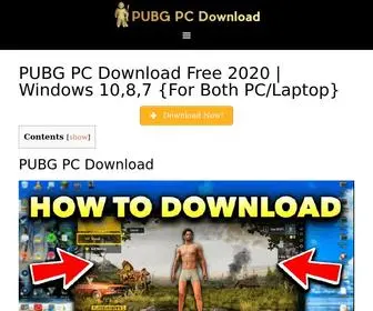 PubgpCDownload.co(PUBG PC Download Free 2020) Screenshot