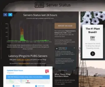 Pubgserverstatus.com(Pubgserverstatus) Screenshot