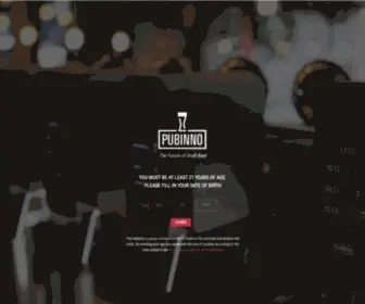 Pubinno.com(The Future of Draft Beer) Screenshot