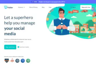 Publer.io(Your Social Media Superhero) Screenshot