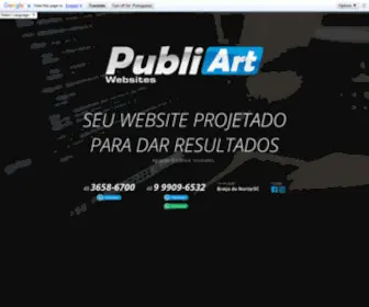 Publiartweb.com.br(Desenvolvimento de sites profissionais) Screenshot