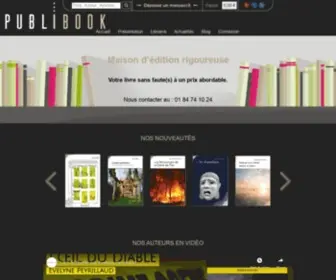 Publibook.com(Maison d'édition rigoureuse) Screenshot