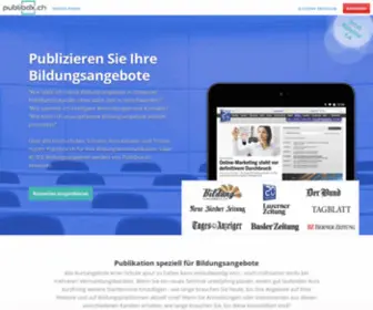 Publibox.ch(Webservice) Screenshot