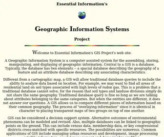 Public-Gis.org(Essential Information's GIS Project) Screenshot