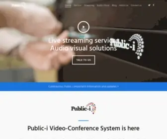 Public-I.tv(Live Streaming services & Audio Visual solutions for online council meetings) Screenshot
