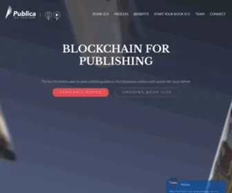 Publica.com(Tell your story with the Blockchain power) Screenshot