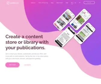 Publica.la(Digital Content Platform) Screenshot