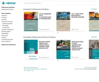 Publicacionescajamar.es(Publicaciones Cajamar) Screenshot