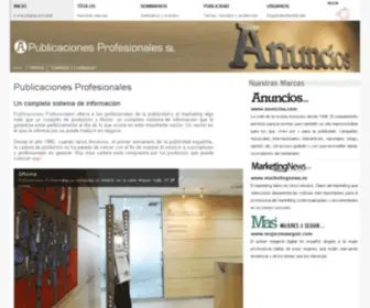 Publicacionesprofesionales.es(Publicaciones Profesionales) Screenshot