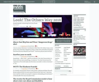 Publicaddress.net(Public Address) Screenshot