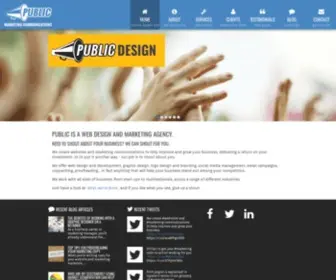 Publicagency.co.uk(Web Design Leamington Spa) Screenshot