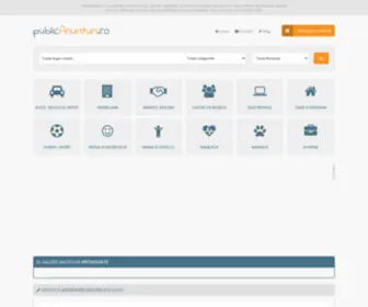 Publicanunturi.ro(Portal anunturi gratuite online) Screenshot