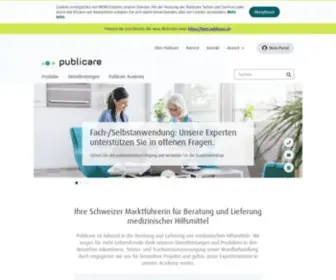 Publicare.ch(Ihre schweizer marktführerin für beratung und lieferung) Screenshot