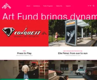 Publicartfund.org(Public Art Fund) Screenshot