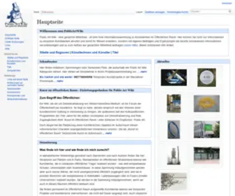 Publicartwiki.org(Publicartwiki) Screenshot