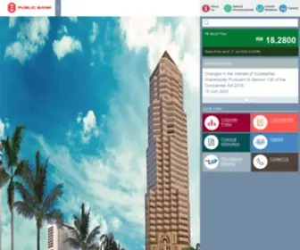 Publicbankgroup.com(Public Bank Corporate) Screenshot